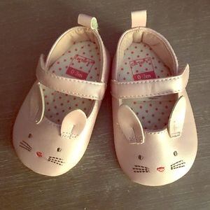 Baby girl bunny shoes